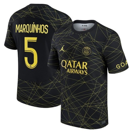 Camiseta de fútbol Paris Saint Germain MARQUINHOS 5 Jordan 4ª equipación 2022/23 Camiseta de fútbol Paris Saint Germain MARQUINHOS 5 Jordan 4ª equipación 2022/23